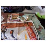 Pure Linen, Swan Measuring Cups, 2 Recipe Books