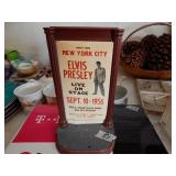 Elvis Presley Live on Stage Advertisement