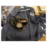 Military Issued Blues and Shoes