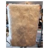 White Fluffy Rug