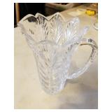 Glass Etched Pitcher