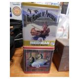 2 Red Man Tobacco Tins