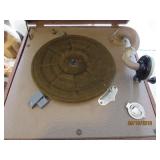 Antique Victrola and Records