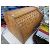 Oak Wood Bread Box