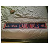 St Louis Cardinals Heavy Steel Street Type Sign 36