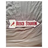 Busch Stadium Arrow Sign 20"x6"