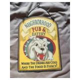 Neighborhood Pub Metal / Tin Sign 12"x9"