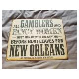 Gamblers / Fancy Woman Report to Captain Metal Tin