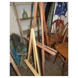 2 Wood Easels