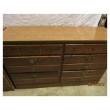 6 Drawer Maple Finish Dresser Base (1)