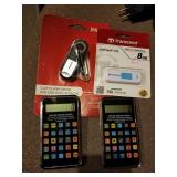 2 Flash Drives and 2 Calculators