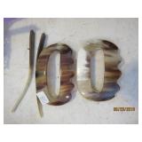 Pair of Bakelite Hairclips