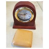 Heirloom Travel Clock and Time Magazine Clock Lot