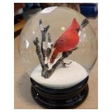 Cardinal Snow Globe , Very Nice , Big Trike Inc.