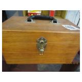 Wood Box with Misc.