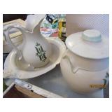 Haeger Pitcher & Bowl  with Cookie Jar