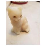 Hand Painted Fenton Cat Figure