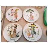 Royal Tara , Seasons Plates Winter, Spring,
