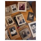 Large Lot of Antique Photos Black and White More