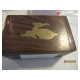 Wooden Flip Open Box