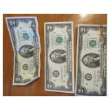 1976 Two Dollar Bills