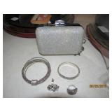 SparklePurse, 2 Bracelets, 2 Rings