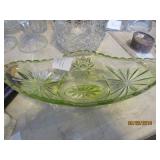 Green Glass Bowl