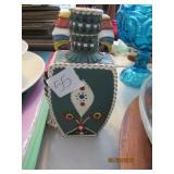 Leather Native American Design Bottle Cover