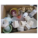 Lot of Candle Holders, Salt N Pepper Shakers