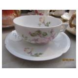 Teacup & Saucer- Pink Flowers