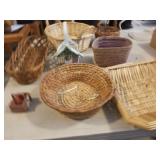 Lot of Baskets and Home Décor Items