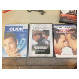 3 DVDs Adam Sandler Click / Anger Management.