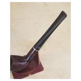 Stetson Tobacco Pipe and Pipe Rest