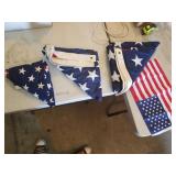Lot of 4 American Flags, Valley Forge , Miami
