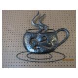 Coffee Cup Metal Sign