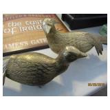 Pair of Brass Birds