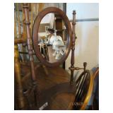 Shaving Mirror on Stand