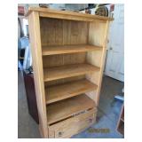 Pine 4 Shelf Bookcase