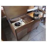 Midcentury Stereo System with Turn Table