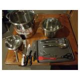 Calphalon Pots and Pans, Stock Pot, Utensils and