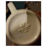 Pfaltzgraff Cups and Saucers and Creamer. All