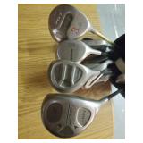 Golf Clubs with Golf Bag