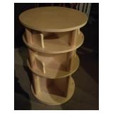 Revolving Side Table Multi Shelf Unit