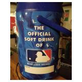 Large Pepsi Can Cooler with Lid, Has some wear to