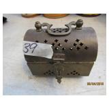 Small Brass Treasure Chest