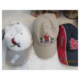 3 Cardinals Hats - Used