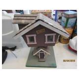 Treehouse Birdhouse - windows to see the birds