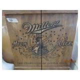 Miller High Life Wooden Box - Good Condition
