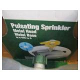 Pulsating Sprinkler Metal Head Metal Base - Up to