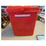 Lego Container Full Of Playing Cards